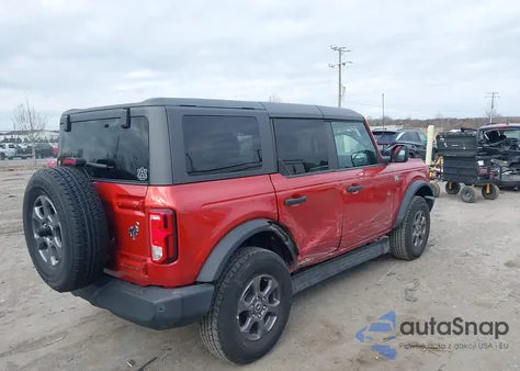 2024 Ford Bronco Big Bend z USA, uszkodzony, nr VIN 1FMDE7BH1RLA13135